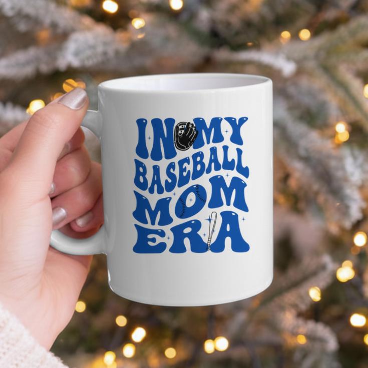 In My Baseball Mom Ear Blue Graphic Print Coffee Mug