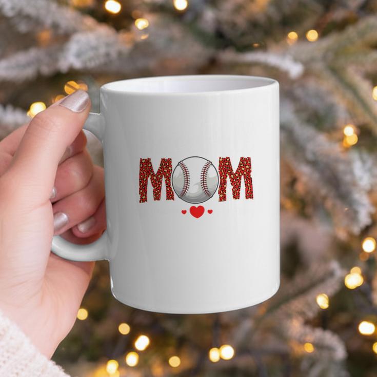 Baseball Mom Leopard Sports Players Mother's Day Graphic Print Coffee Mug