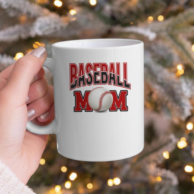 Baseball Mom Sports Red Graphic Print Coffee Mug Baseball Mom Sports Red Graphic Print Coffee Mug