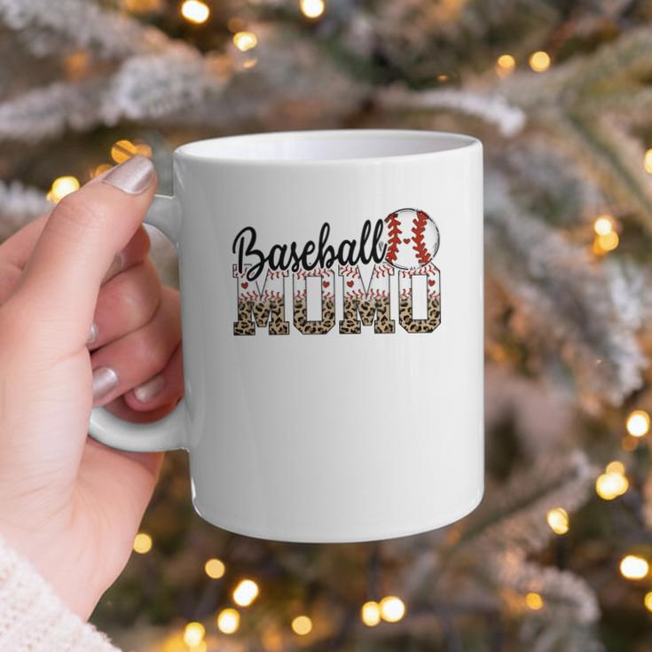 Baseball Momo Women BallPark Momo Baseball Mom Mother's Day Graphic Print Coffee Mug