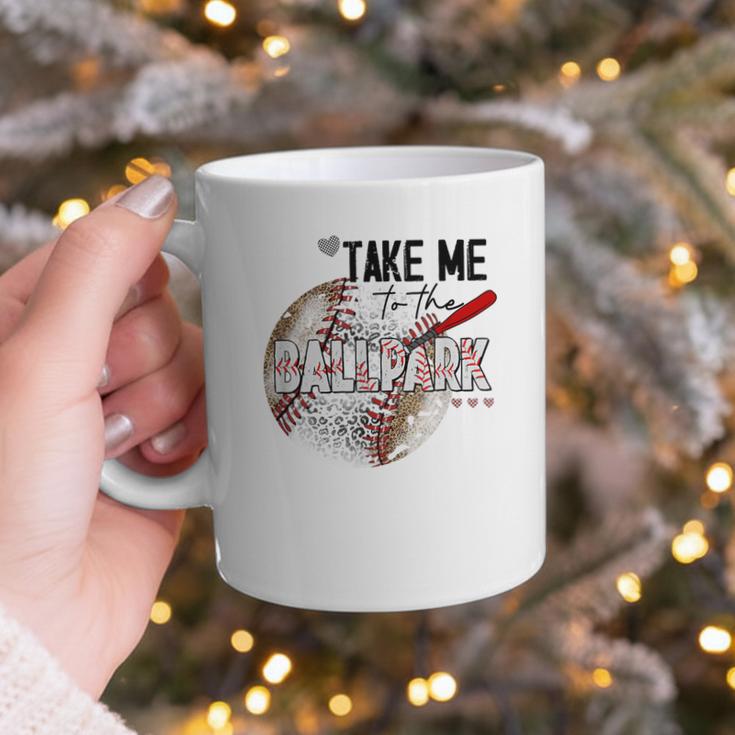 Baseball Moms Cute Take Me To The Ballpark Sports Athletic Graphic Print Coffee Mug Baseball Moms Cute Take Me To The Ballpark Sports Athletic Graphic Print Coffee Mug