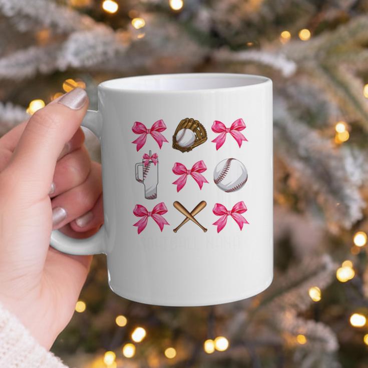 Baseball Nana Era Bows Baseball Mom Women Graphic Print Coffee Mug