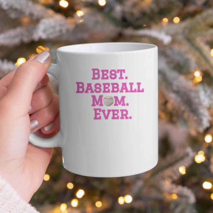 Best Baseball Mom Ever Pink Graphic Print Coffee Mug Best Baseball Mom Ever Pink Graphic Print Coffee Mug