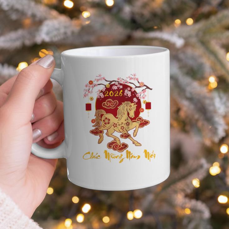 Chuc Mung NAM Moi 2026 Vietnamese Lunar New Year Of Horse Raglan Baseball Tee Graphic Print Coffee Mug Chuc Mung NAM Moi 2026 Vietnamese Lunar New Year Of Horse Raglan Baseball Tee Graphic Print Coffee Mug