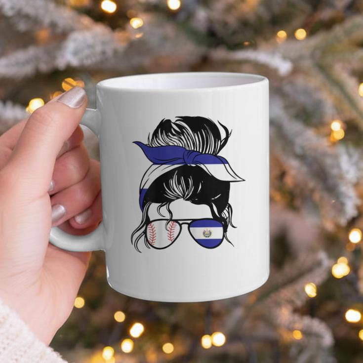 El Salvador Baseball Mom Salvador Baseball Girl Graphic Print Coffee Mug