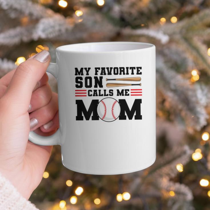 My Favorite Son Calls Me Mom Baseball Mom Graphic Print Coffee Mug My Favorite Son Calls Me Mom Baseball Mom Graphic Print Coffee Mug