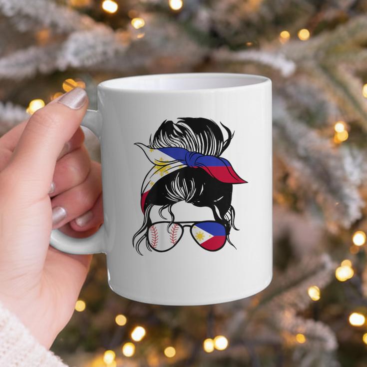 Filipina Baseball Mom Philippines Flag Baseball Girl Graphic Print Coffee Mug Filipina Baseball Mom Philippines Flag Baseball Girl Graphic Print Coffee Mug