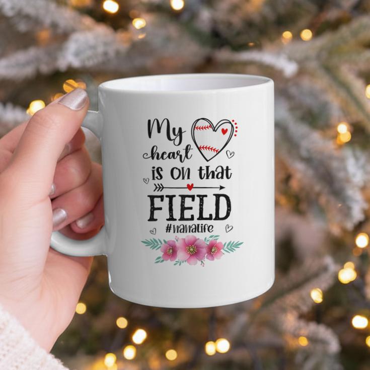 My Heart Is On That Field Ball Nana Baseball Mom Graphic Print Coffee Mug My Heart Is On That Field Ball Nana Baseball Mom Graphic Print Coffee Mug