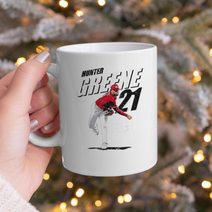 Hunter Greene Cincinnati MLB Baseball Players MLBHGR204M Graphic Print Coffee Mug Hunter Greene Cincinnati MLB Baseball Players MLBHGR204M Graphic Print Coffee Mug