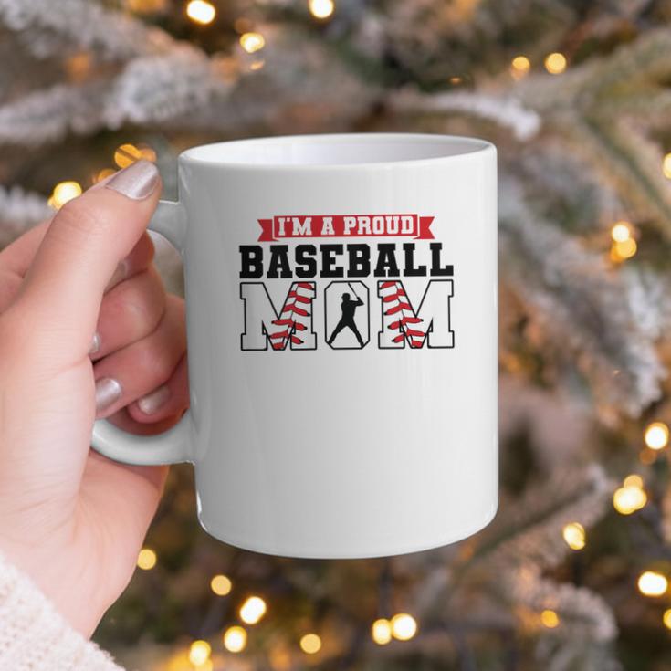 I'm a Proud Baseball Mom Baseball Graphic Print Coffee Mug I'm a Proud Baseball Mom Baseball Graphic Print Coffee Mug