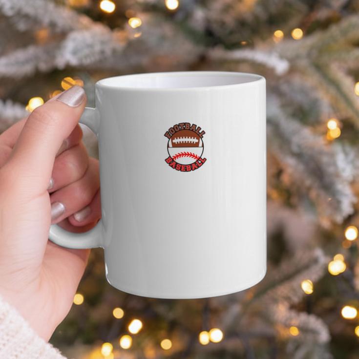 I'm A Proud Mom Football Baseball Mom Graphic Print Coffee Mug