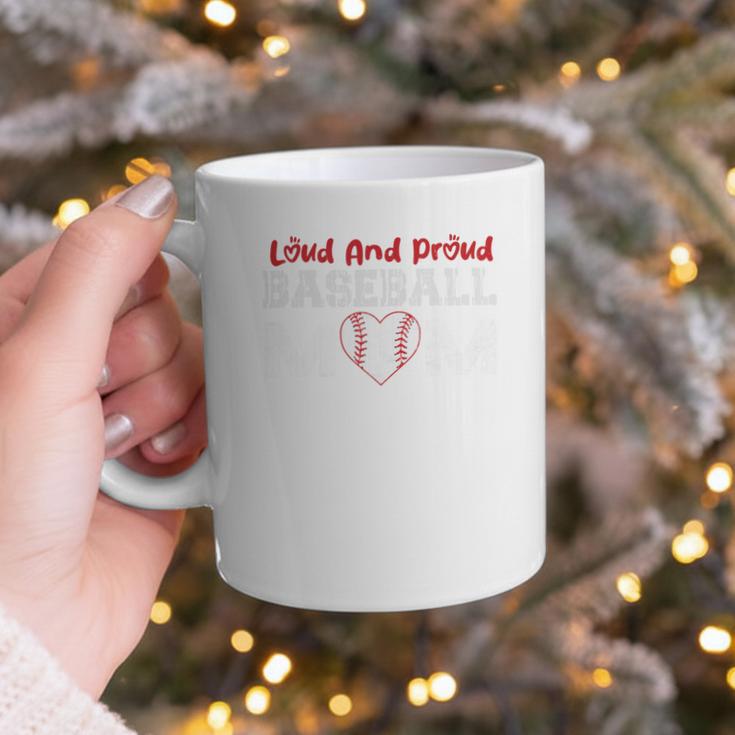 Loud And Proud Baseball Mom Baseball Mom Heart Graphic Print Coffee Mug Loud And Proud Baseball Mom Baseball Mom Heart Graphic Print Coffee Mug