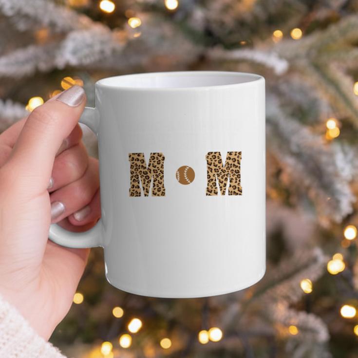 Loud And Proud Baseball Mom Leopard Mama Loves Graphic Print Coffee Mug