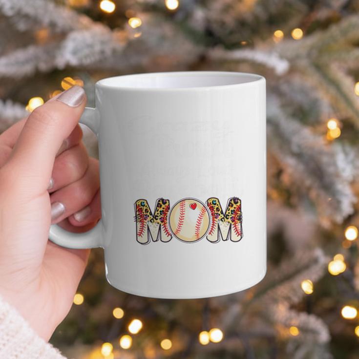 Loud And Proud Baseball Mom Messy Bun 2024 Premium Graphic Print Coffee Mug