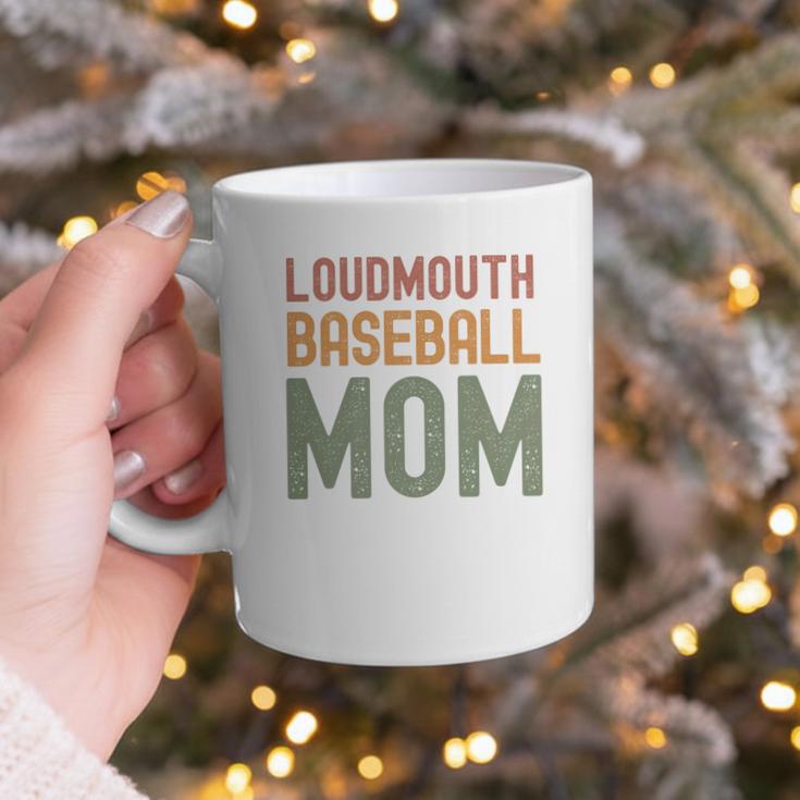 Loudmouth Baseball Mom Sports Cute Text Premium Graphic Print Coffee Mug Loudmouth Baseball Mom Sports Cute Text Premium Graphic Print Coffee Mug