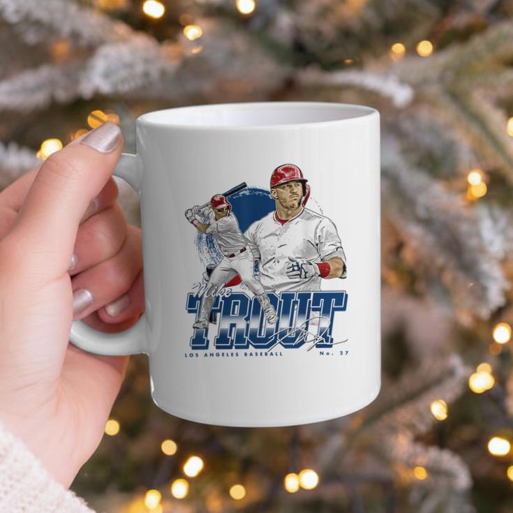 Mike Trout Los Angeles A MLB Baseball Players MLBMTR302N Graphic Print Coffee Mug Mike Trout Los Angeles A MLB Baseball Players MLBMTR302N Graphic Print Coffee Mug