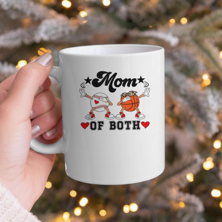 Mom Of Both Basketball Baseball Mom Graphic Print Coffee Mug Mom Of Both Basketball Baseball Mom Graphic Print Coffee Mug