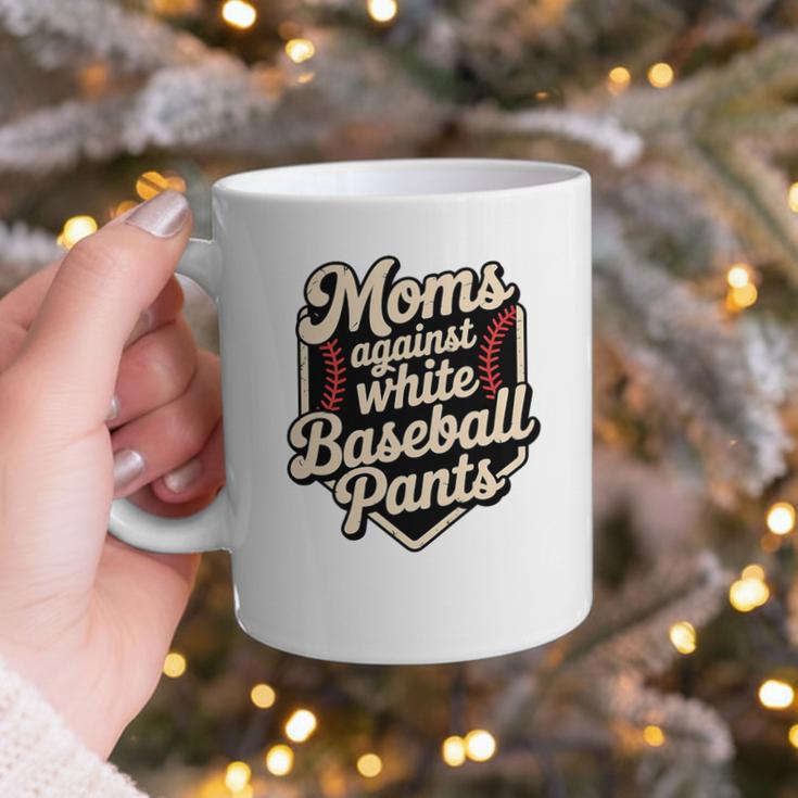 Moms Against Baseball Pants Baseball Mom Premium Tri-Blend Graphic Print Coffee Mug