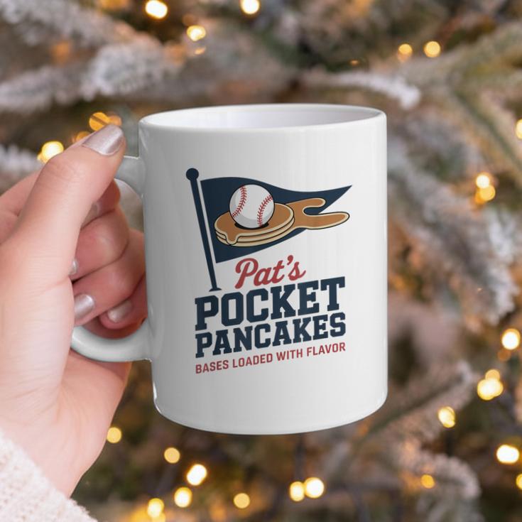 Pat's Pocket Pancakes Flag Baseball On Pancake Graphic Print Coffee Mug