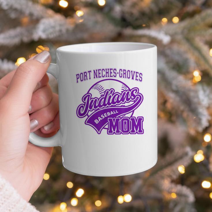 Port Neches-Groves High School PNG Indians Baseball Mom Graphic Print Coffee Mug Port Neches-Groves High School PNG Indians Baseball Mom Graphic Print Coffee Mug