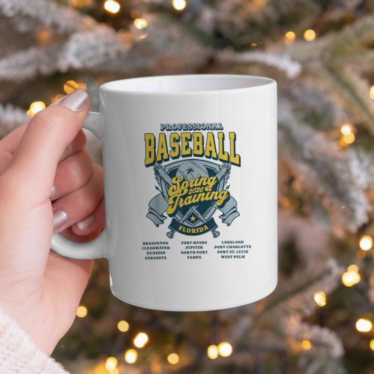 Professional Baseball Spring Training 2026 Florida Cities Graphic Print Coffee Mug Professional Baseball Spring Training 2026 Florida Cities Graphic Print Coffee Mug