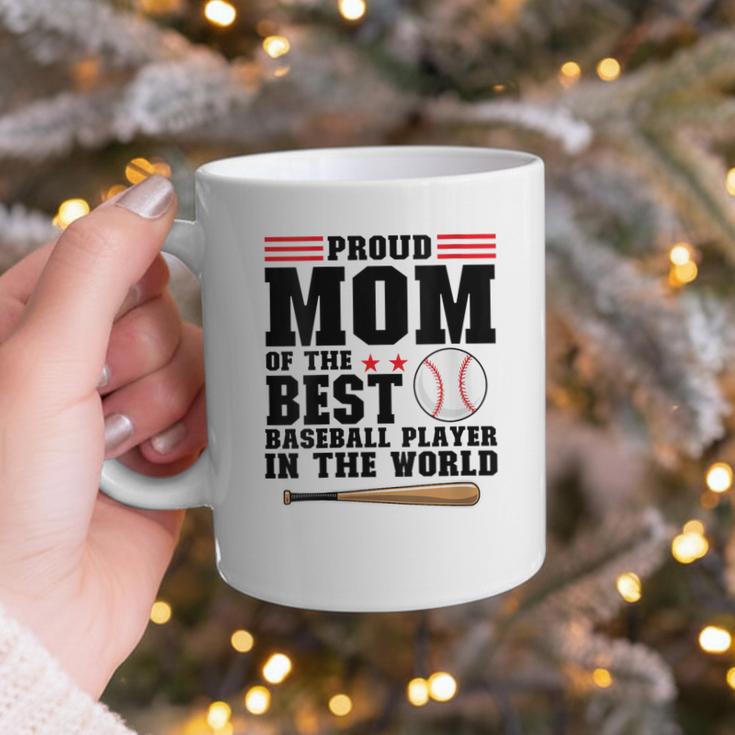 Proud Mom Of An Awesome Baseball Baseball Mom Graphic Print Coffee Mug