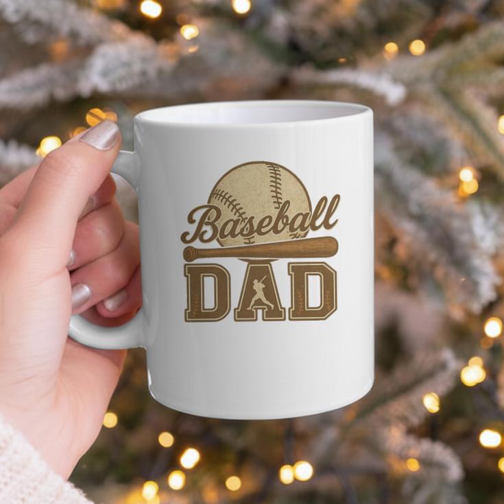 Retro Vintage Baseball Dad Summer Sports Lover Fathers Day Premium Graphic Print Coffee Mug