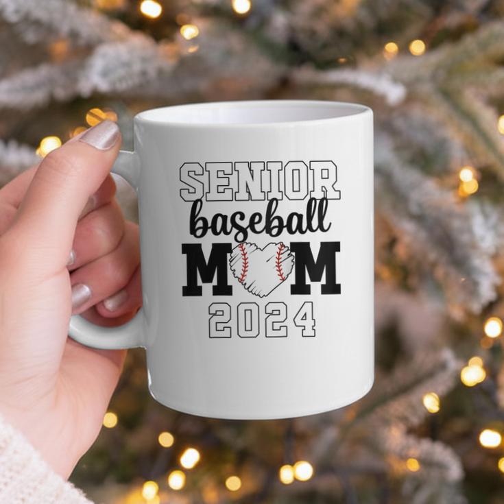 Senior Baseball Mom Class Of 2024 Senior Mom Game Day Raglan Baseball Tee Graphic Print Coffee Mug