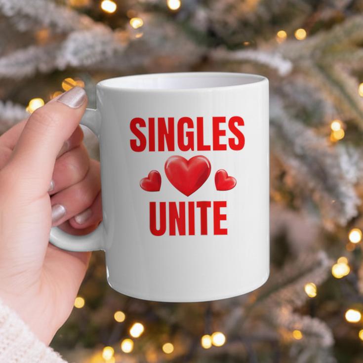 Singles Unite Valentines Day Humor For Singles Raglan Baseball Tee Graphic Print Coffee Mug Singles Unite Valentines Day Humor For Singles Raglan Baseball Tee Graphic Print Coffee Mug
