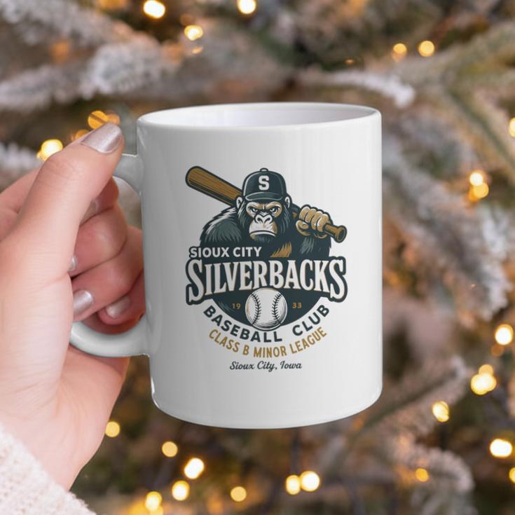 Sioux City Silverbacks Retro Minor League Baseball Graphic Print Coffee Mug