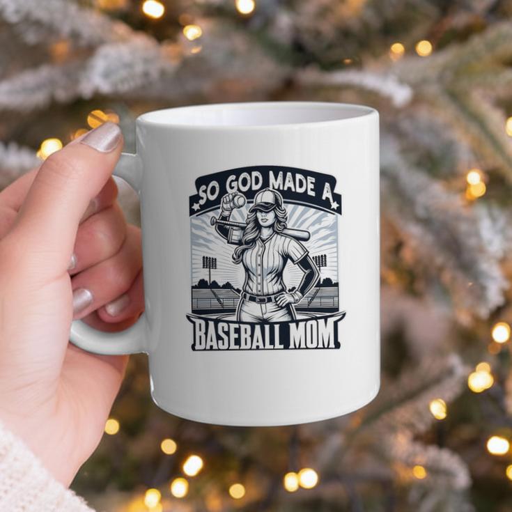 So God Made A Baseball Mom Baseball Player Premium Graphic Print Coffee Mug So God Made A Baseball Mom Baseball Player Premium Graphic Print Coffee Mug