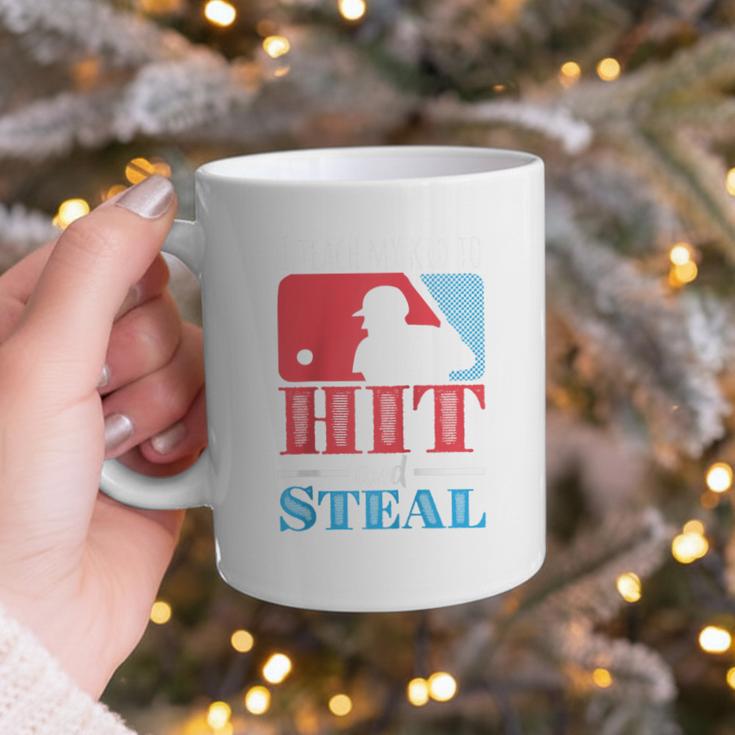 I Teach My Kid Baseball Mom Vintage Coach Baseball Raglan Baseball Tee Graphic Print Coffee Mug
