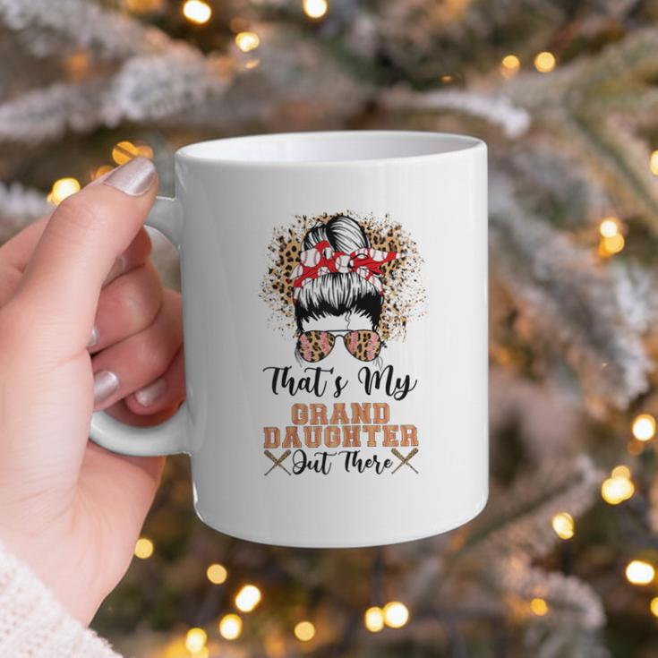 That's My Granddaughter Out There Baseball Mom Mother's Day Graphic Print Coffee Mug