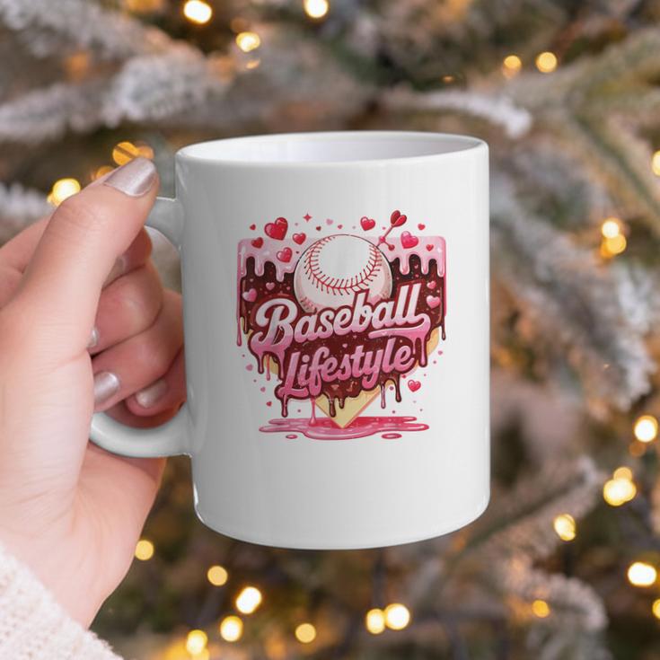 Valentine Baseball Lifestyle Home Plate Ice-Cream Drip Boys Graphic Print Coffee Mug Valentine Baseball Lifestyle Home Plate Ice-Cream Drip Boys Graphic Print Coffee Mug