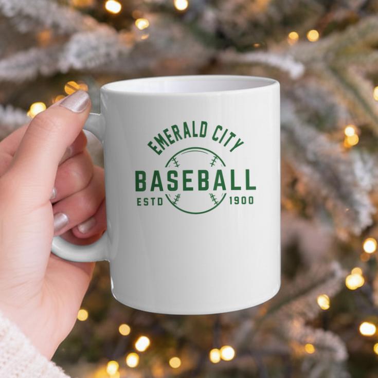 Wizard Of Oz Emerald City Baseball Costume Halloween Graphic Print Coffee Mug Wizard Of Oz Emerald City Baseball Costume Halloween Graphic Print Coffee Mug