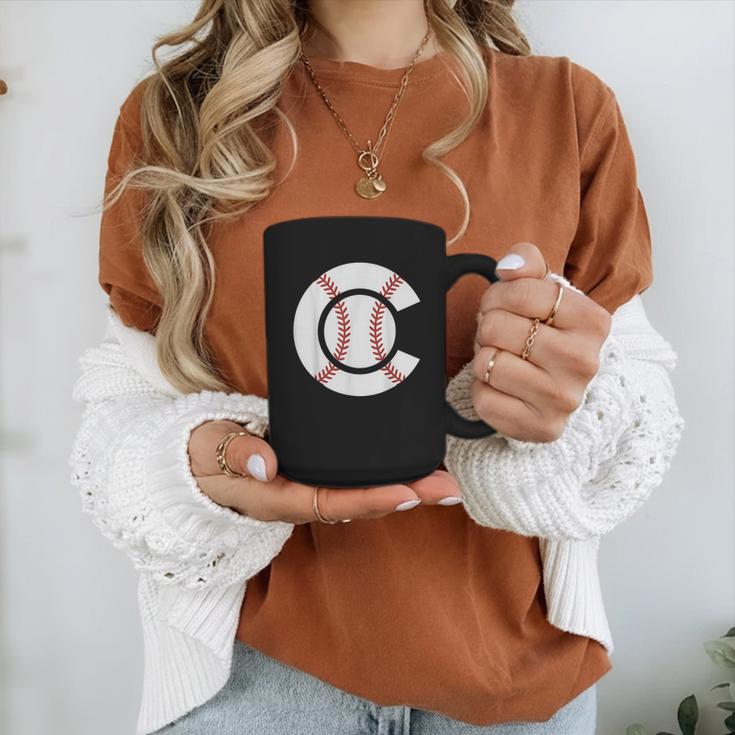 Baseball Sport Player Graphic Monogram Initial Letter C Graphic Print Coffee Mug Baseball Sport Player Graphic Monogram Initial Letter C Graphic Print Coffee Mug