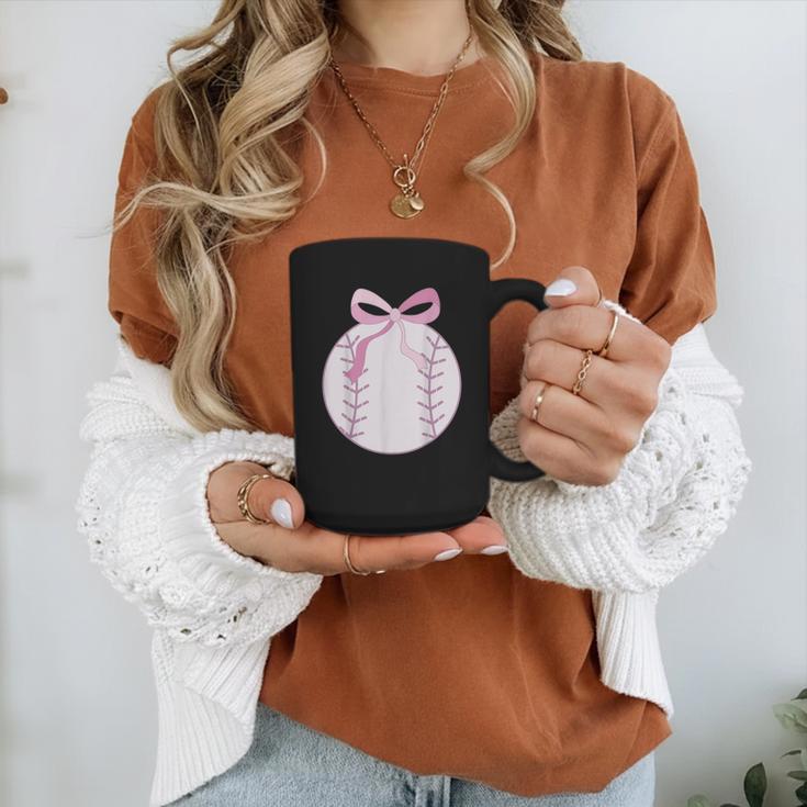 Coquette Baseball Mom Pink Bow Baseball Mama Graphic Print Coffee Mug Coquette Baseball Mom Pink Bow Baseball Mama Graphic Print Coffee Mug