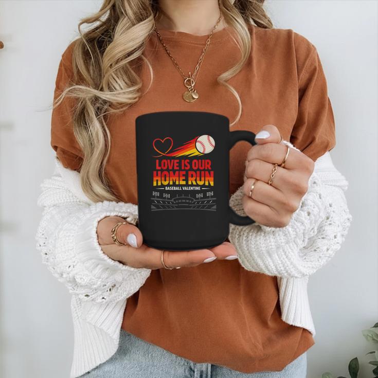 Love Is Our Home Run Baseball Valentine Couple Graphic Print Coffee Mug Love Is Our Home Run Baseball Valentine Couple Graphic Print Coffee Mug