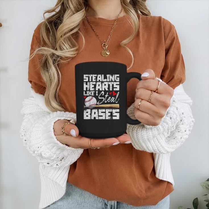 Stealing Hearts Like I Steal Bases Baseball Valentines Graphic Print Coffee Mug Stealing Hearts Like I Steal Bases Baseball Valentines Graphic Print Coffee Mug