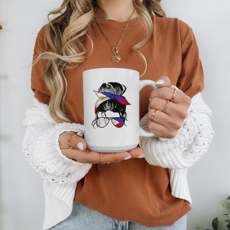 Filipina Baseball Mom Philippines Flag Baseball Girl Graphic Print Coffee Mug Filipina Baseball Mom Philippines Flag Baseball Girl Graphic Print Coffee Mug
