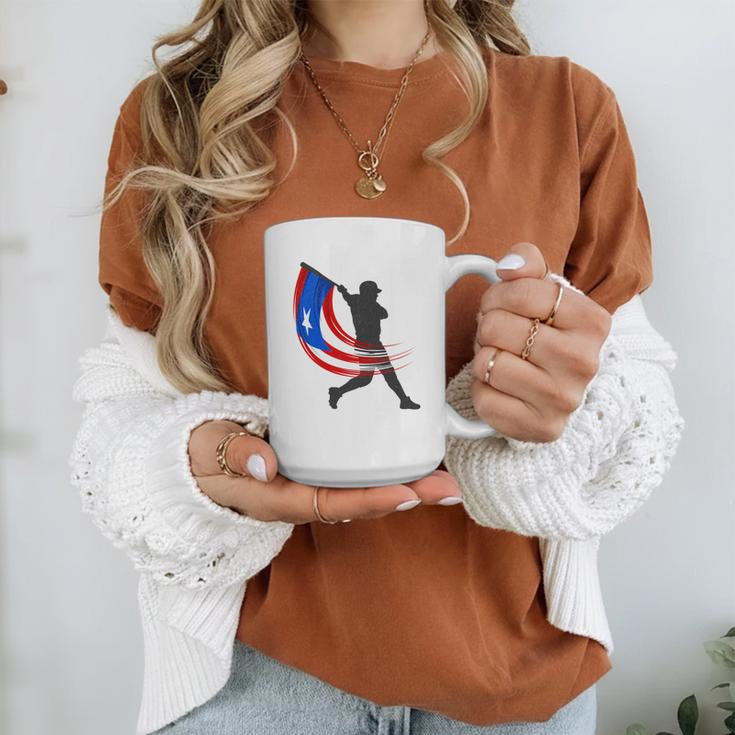 Puerto Rico Baseball Flag Player Boricua Heritage Sports Graphic Print Coffee Mug Puerto Rico Baseball Flag Player Boricua Heritage Sports Graphic Print Coffee Mug