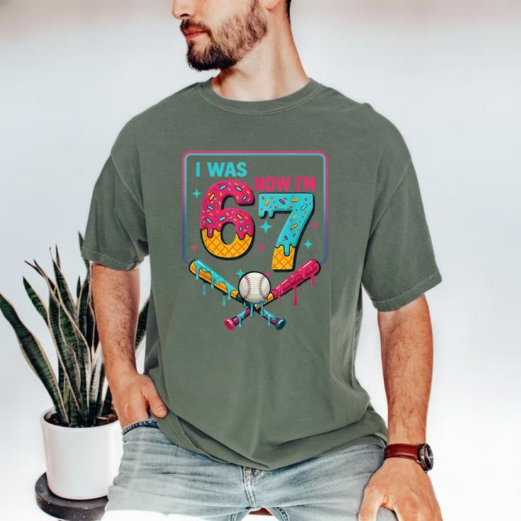 I Was 6 Now Im 7 Ice Cream Drip Baseball For Men Women Kids Men's Comfort Colors T-Shirt