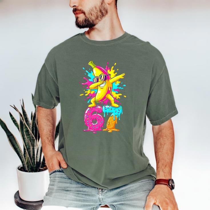 67 Baseball Ice Cream Six Seven Dabbing Banana Men's Comfort Colors T-Shirt