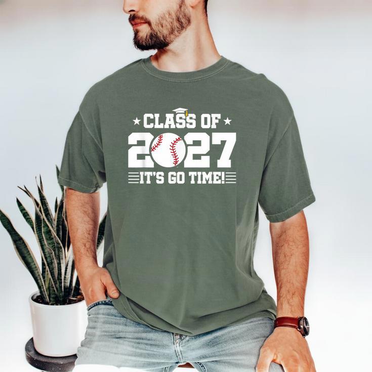 Back To School 2027 Baseball 2027 Graduation Class Of 2027 Men's Comfort Colors T-Shirt