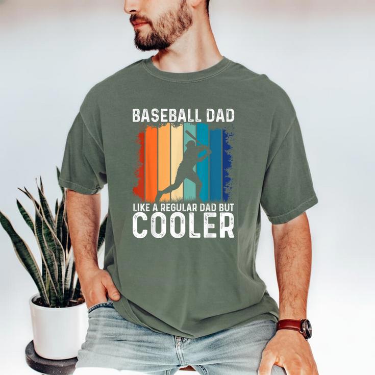 Baseball Dad Baseball Lover Father's Day Men's Comfort Colors T-Shirt