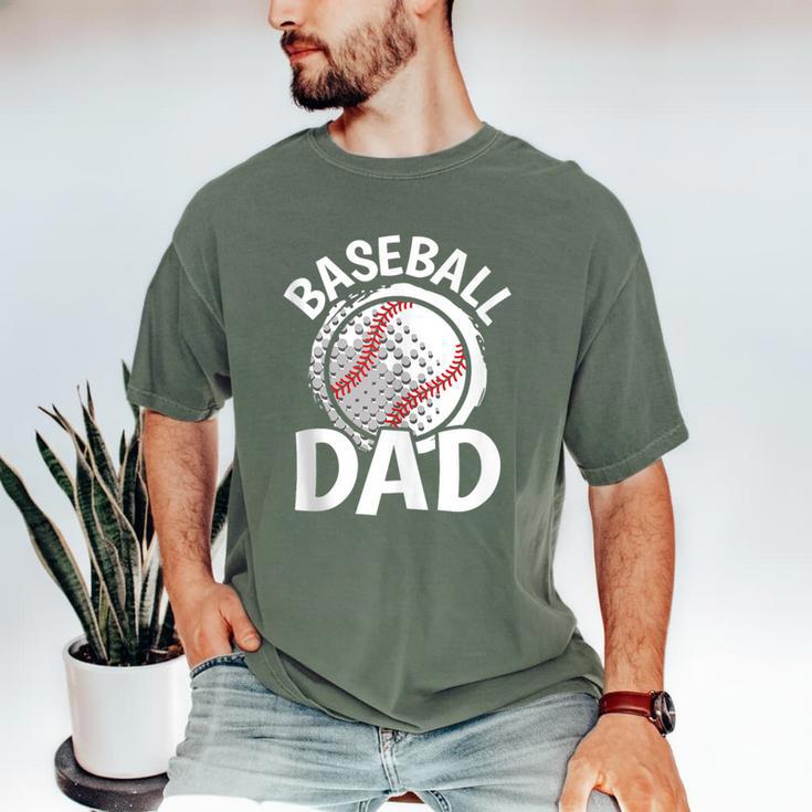 Baseball Dad Baseball Player Men Men's Comfort Colors T-Shirt