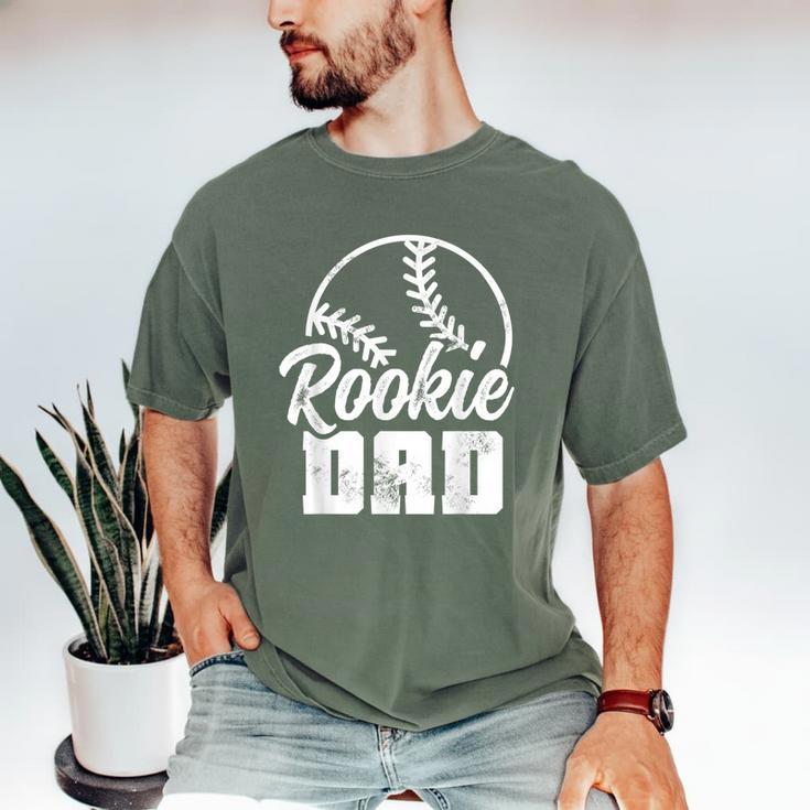 Baseball Dad Softball Game Rookie Dad Baseball Men's Comfort Colors T-Shirt