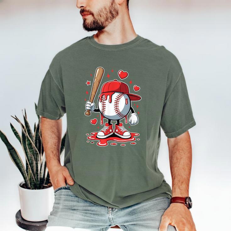 Baseball Drip Icecream Apparel Youth Boy Valentine Men's Comfort Colors T-Shirt