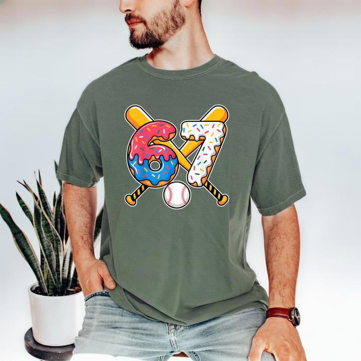 Baseball Drip Number 67 Player 67th Birthday Meme Men's Comfort Colors T-Shirt