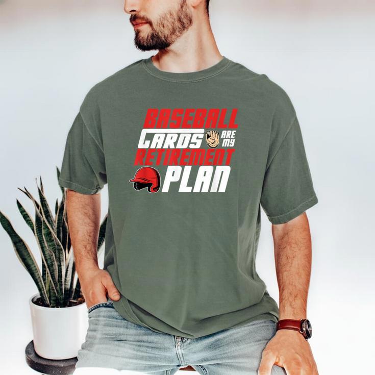 Cards Collector Baseball Cards Are My Retirement Plan Men's Comfort Colors T-Shirt